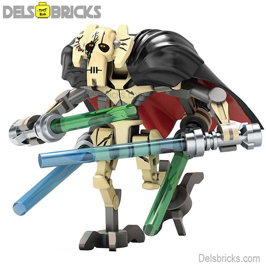 General Grievous Lego Star Wars Minifigures Custom Toys 4 - DelsBricks MinifiguresLego Star Wars MinifiguresDelsBricks MinifiguresDelsbricks.com