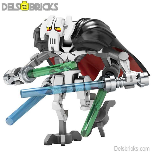 General Grievous Lego Star Wars Minifigures Custom Toys 5 - DelsBricks MinifiguresLego Star Wars MinifiguresDelsBricks MinifiguresDelsbricks.com