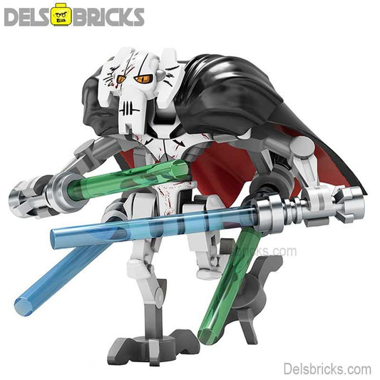 General Grievous Lego Star Wars Minifigures Custom Toys 6 - DelsBricks MinifiguresLego Star Wars MinifiguresDelsBricks MinifiguresDelsbricks.com