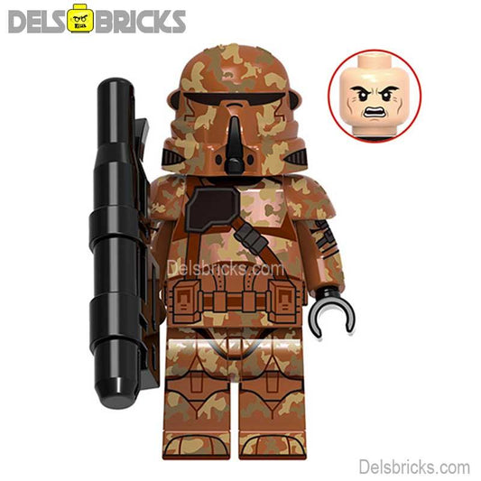 Geonosis Airborne Clone trooper | Lego Star Wars Minifigures Custom Toys - DelsBricks MinifiguresLego Star Wars MinifiguresDelsBricks MinifiguresDelsbricks.com