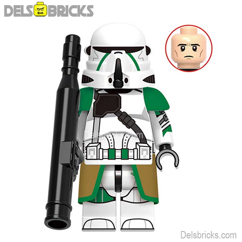 41st Airborne Clone trooper | Lego Star Wars Minifigures Custom Toys