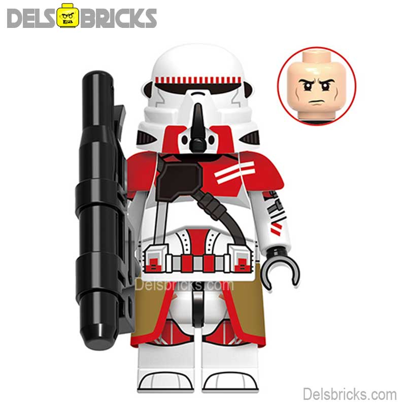 Coruscant Shock Airborne Clone trooper | Lego Star Wars Minifigures Custom Toys