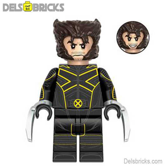 Wolverine Logan from X-Men & Deadpool movies Lego Marvel Minifigures toys 1