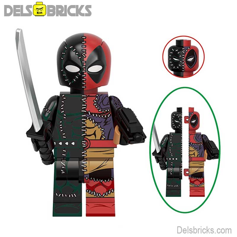 Evil Deadpool marvel Lego Minifigures Custom Toys