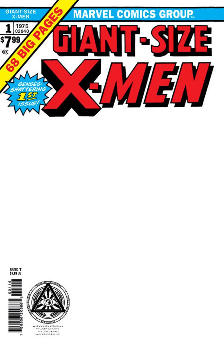 Giant - Size X - Men 1 Facsimile Edition [New Printing] Unknown Comics Exclusive Blank Var (08/30/2023) - DelsBricks Toys & CollectiblesCOMIC BOOK EXCLUSIVEDelsBricks Toys & CollectiblesUnknown Comic Books