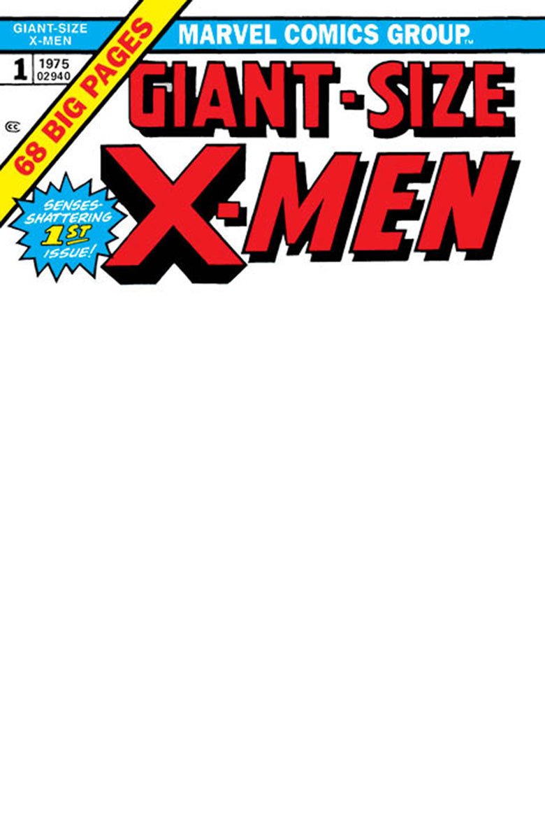 Giant - Size X - Men 1 Facsimile Edition [New Printing] Unknown Comics Exclusive Blank Var (08/30/2023) - DelsBricks Toys & CollectiblesCOMIC BOOK EXCLUSIVEDelsBricks Toys & CollectiblesUnknown Comic Books
