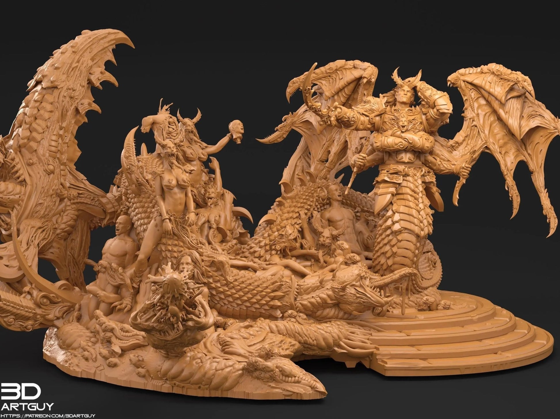 Giant Snake by 3DArtGuy 28/32mm scale, 50mm or 100mm, Miniature War Gaming Figure - DelsBricks Toys & CollectiblesResin Printed MiniatureDelsBricks Toys & CollectiblesMega Diamonds & Schwartzreiter Mini Forge