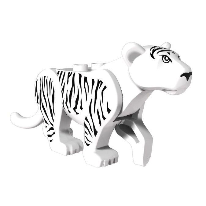 White Tiger Minifigures Delsbricks   