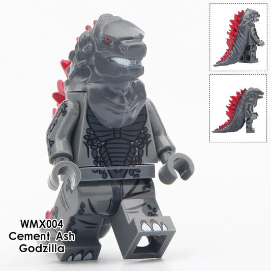 Godzilla Gray Kaiju Lego Minifigures Custom Toys - DelsBricks MinifiguresLego Horror MinifiguresDelsBricks MinifiguresDelsbricks.com