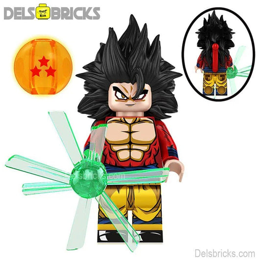 Goku 4 Dragon Ball Z Super Lego Minifigures Custom Anime Toys New - DelsBricks MinifiguresMinifiguresDelsBricks MinifiguresDelsbricks
