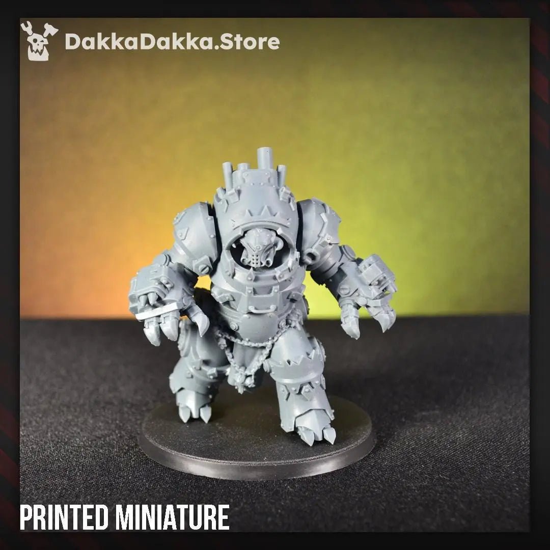 Gorgwork Mechdread by DakkaDakka 28mm Heroic Scale Miniature, 70mm tall - DelsBricks Toys & CollectiblesResin Printed MiniatureDelsBricks Toys & CollectiblesMega Diamonds & Schwartzreiter Mini Forge