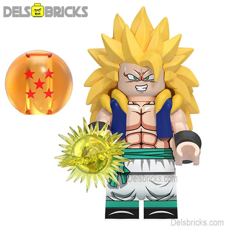 Gotenks Dragon Ball Z Super Lego Minifigures Best Custom Anime Toys - DelsBricks MinifiguresMinifiguresDelsBricks MinifiguresDelsbricks