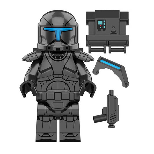 Gray Commando Clone trooper Lego Star wars Minifigures Lego Star Wars Minifigures Delsbricks.com   