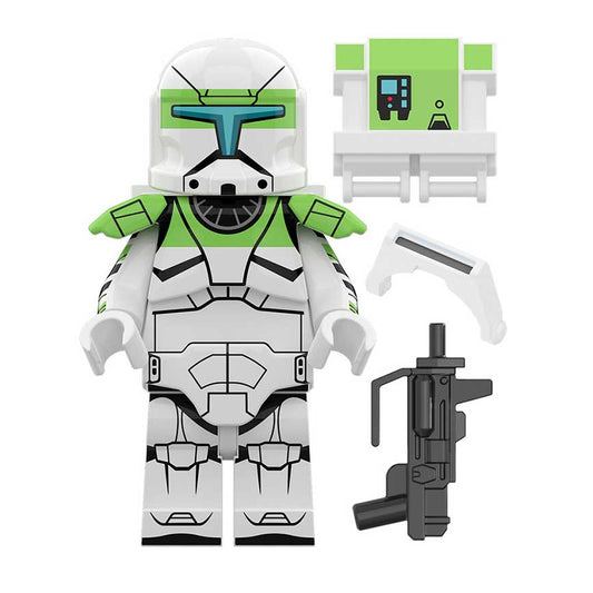 Green Commando Clone trooper Lego Star wars Minifigures Lego Star Wars Minifigures Delsbricks.com   