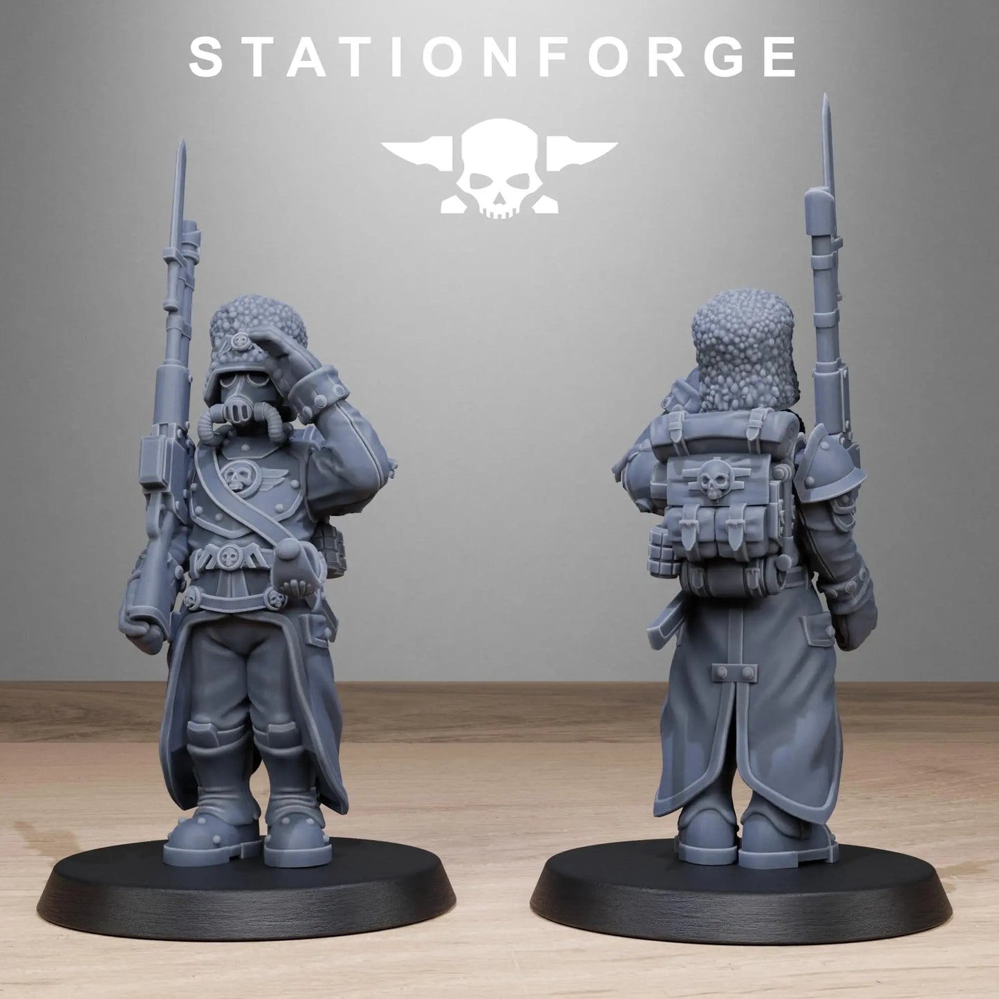 Grim Guard Royals by Station Forge 28/32mm Heroic Scale Miniature, 32mm tall, 10 Units - DelsBricks Toys & CollectiblesResin Printed MiniatureDelsBricks Toys & CollectiblesMega Diamonds & Schwartzreiter Mini Forge