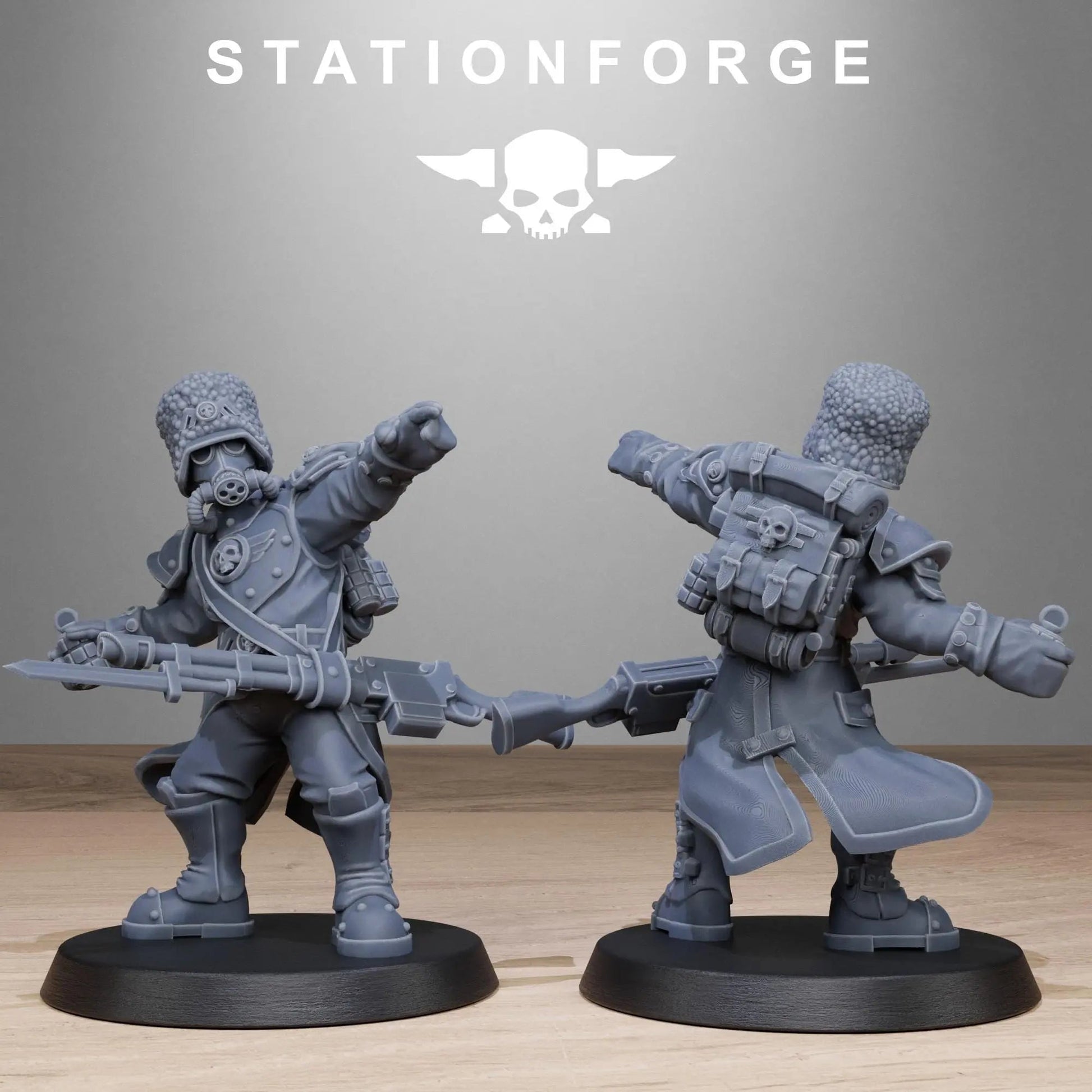 Grim Guard Royals by Station Forge 28/32mm Heroic Scale Miniature, 32mm tall, 10 Units - DelsBricks Toys & CollectiblesResin Printed MiniatureDelsBricks Toys & CollectiblesMega Diamonds & Schwartzreiter Mini Forge