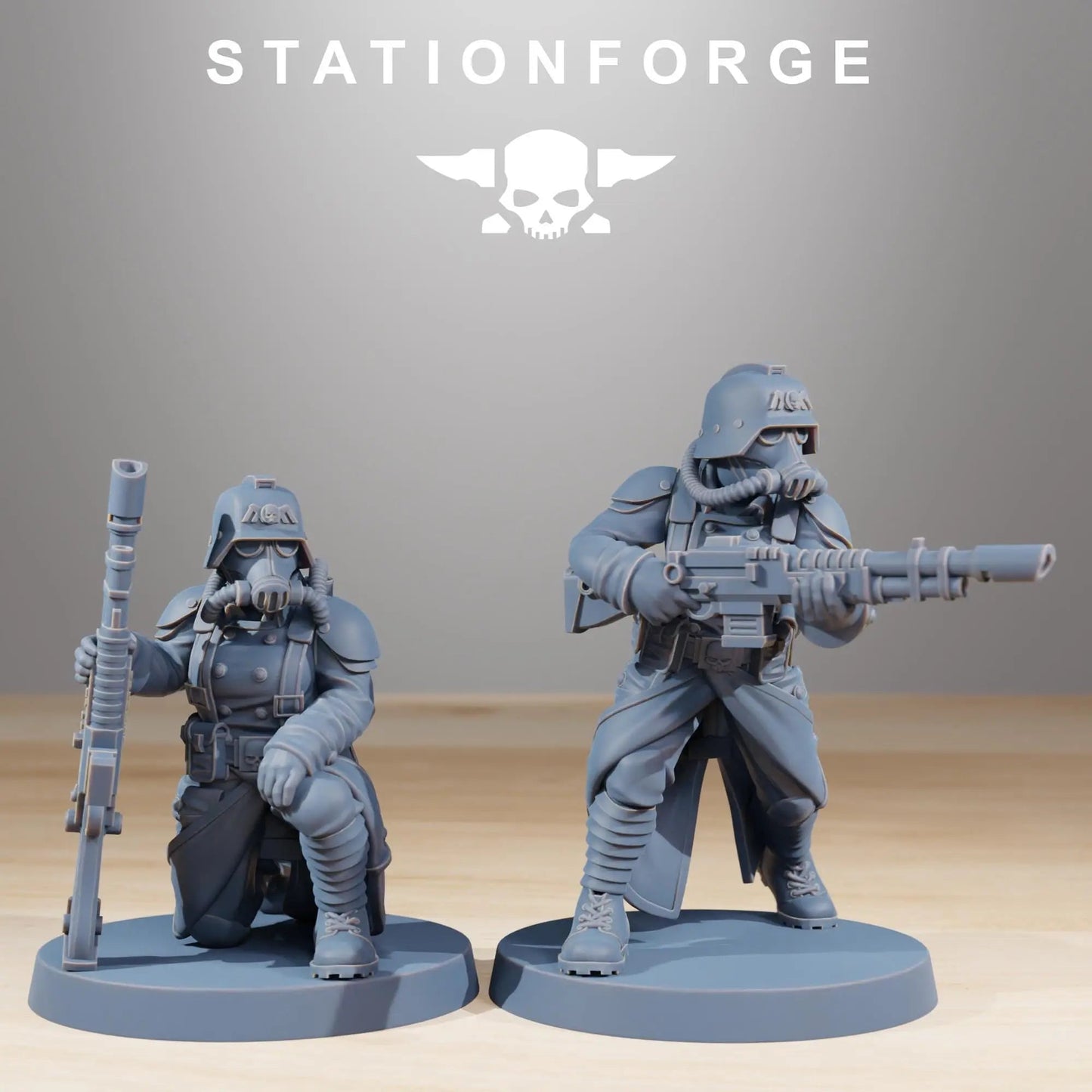 Grim Guard Sister of War by Station Forge – Resin Printed Grimdark Squad (28/32mm) - DelsBricks Toys & CollectiblesResin Printed MiniatureDelsBricks Toys & CollectiblesMega Diamonds & Schwartzreiter Mini Forge