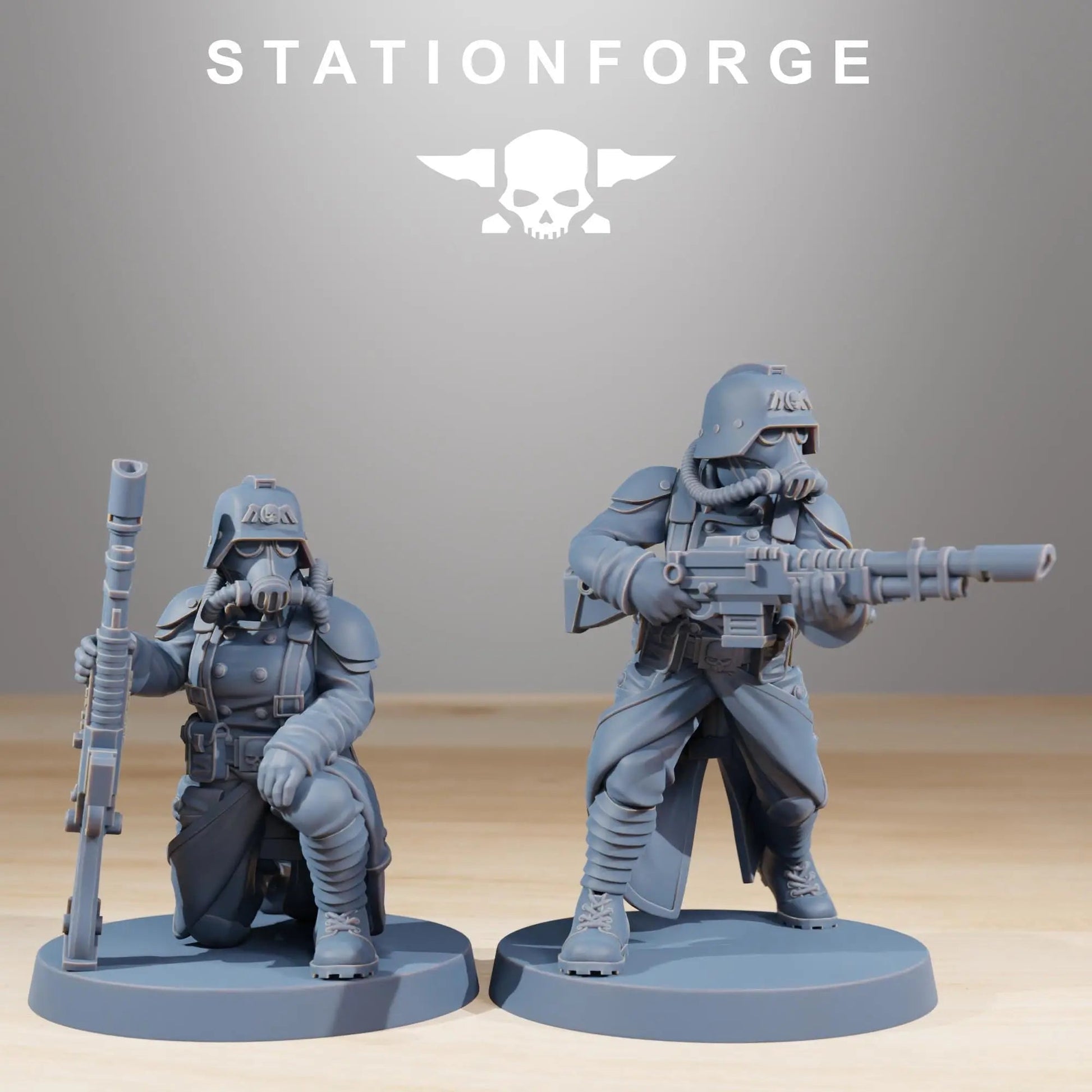 Grim Guard Sister of War by Station Forge – Resin Printed Grimdark Squad (28/32mm) - DelsBricks Toys & CollectiblesResin Printed MiniatureDelsBricks Toys & CollectiblesMega Diamonds & Schwartzreiter Mini Forge