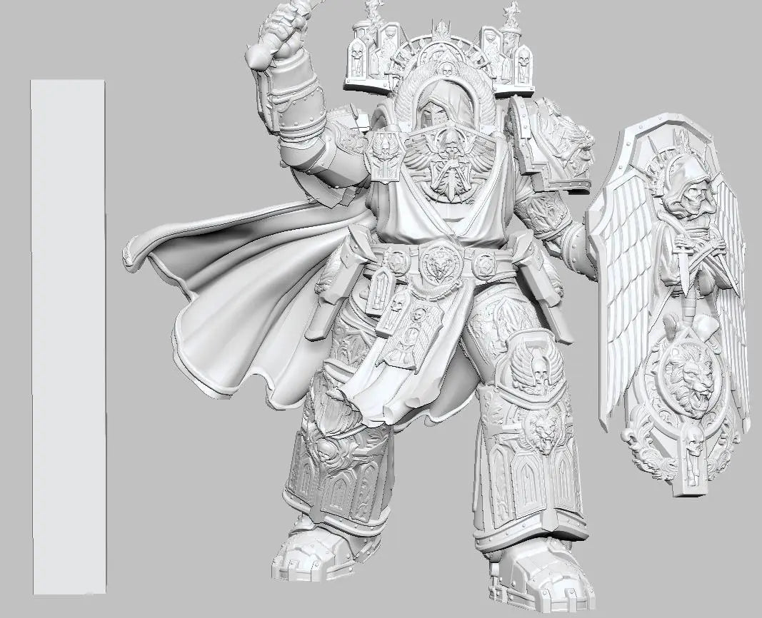 Grim Knight by 3DArtGuy 32mm scale, 50mm or 100mm, Miniature War Gaming Figure, Grim Dark, Proxy, Terminator, Death Wing, I, Angel - DelsBricks Toys & CollectiblesResin Printed MiniatureDelsBricks Toys & CollectiblesMega Diamonds & Schwartzreiter Mini Forge