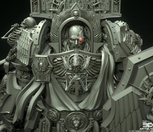Grim Knight by 3DArtGuy 32mm scale, 50mm or 100mm, Miniature War Gaming Figure, Grim Dark, Proxy, Terminator, Death Wing, I, Angel - DelsBricks Toys & CollectiblesResin Printed MiniatureDelsBricks Toys & CollectiblesMega Diamonds & Schwartzreiter Mini Forge