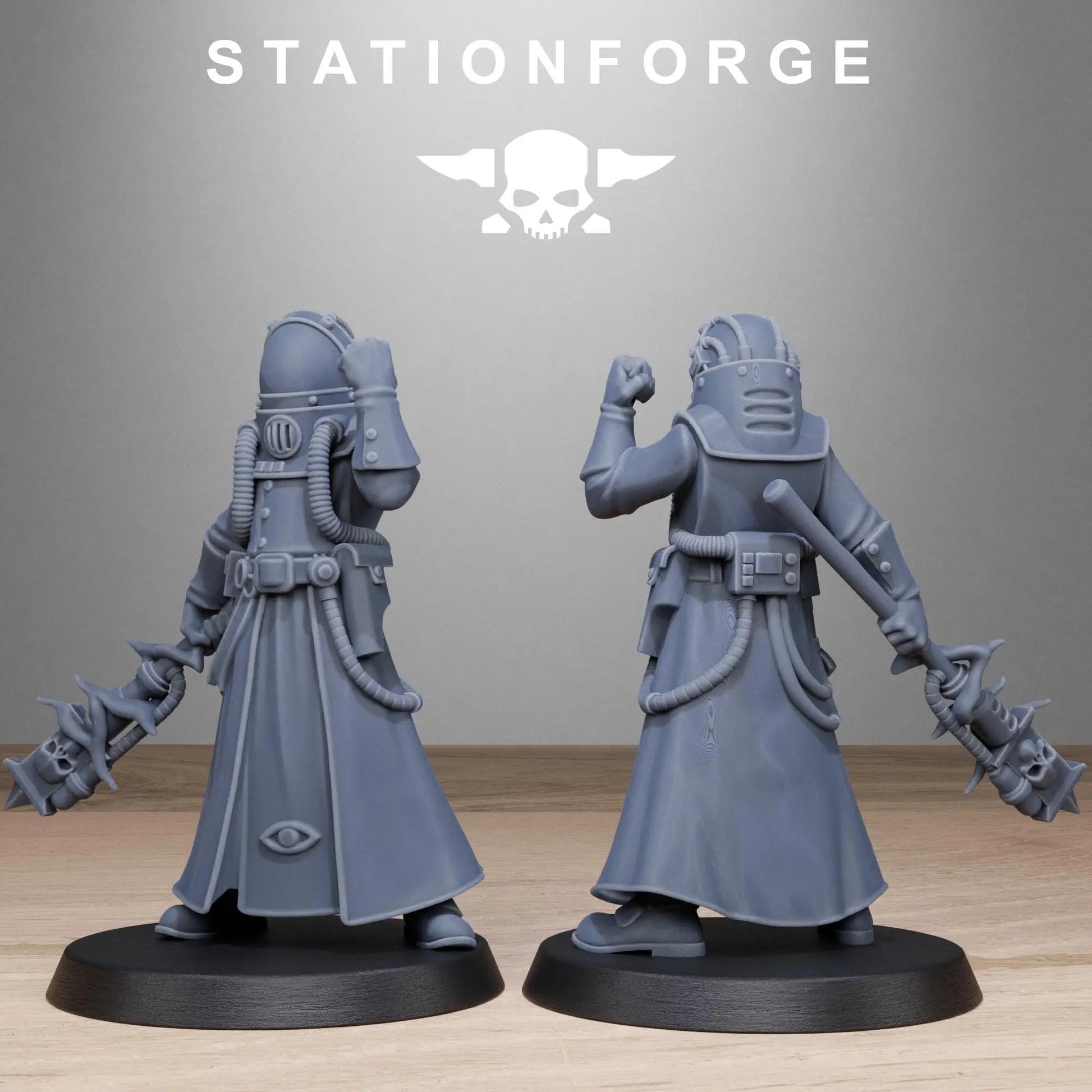 GrimCorp Seers by Station Forge 28/32mm Heroic Scale Miniature, 32mm tall, 10 Units - DelsBricks Toys & CollectiblesResin Printed MiniatureDelsBricks Toys & CollectiblesMega Diamonds & Schwartzreiter Mini Forge