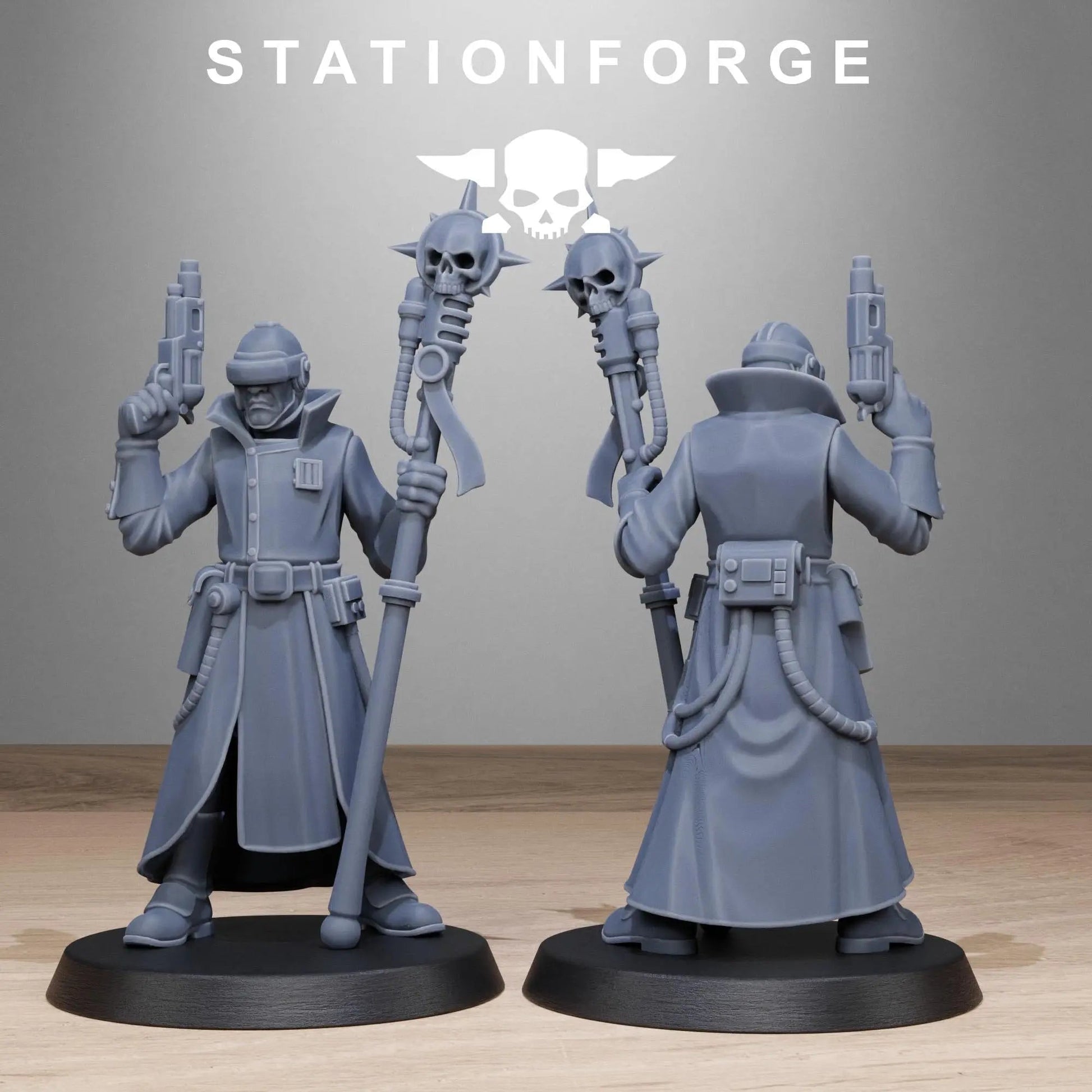 GrimCorp Seers by Station Forge 28/32mm Heroic Scale Miniature, 32mm tall, 10 Units - DelsBricks Toys & CollectiblesResin Printed MiniatureDelsBricks Toys & CollectiblesMega Diamonds & Schwartzreiter Mini Forge