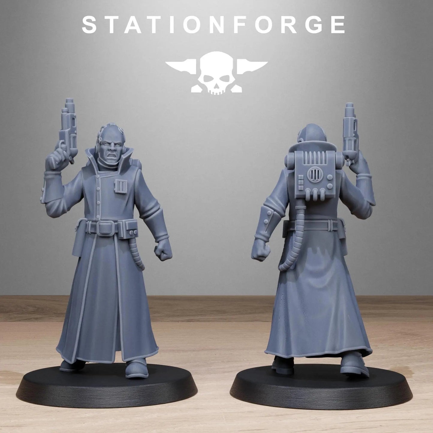 GrimCorp Seers by Station Forge 28/32mm Heroic Scale Miniature, 32mm tall, 10 Units - DelsBricks Toys & CollectiblesResin Printed MiniatureDelsBricks Toys & CollectiblesMega Diamonds & Schwartzreiter Mini Forge