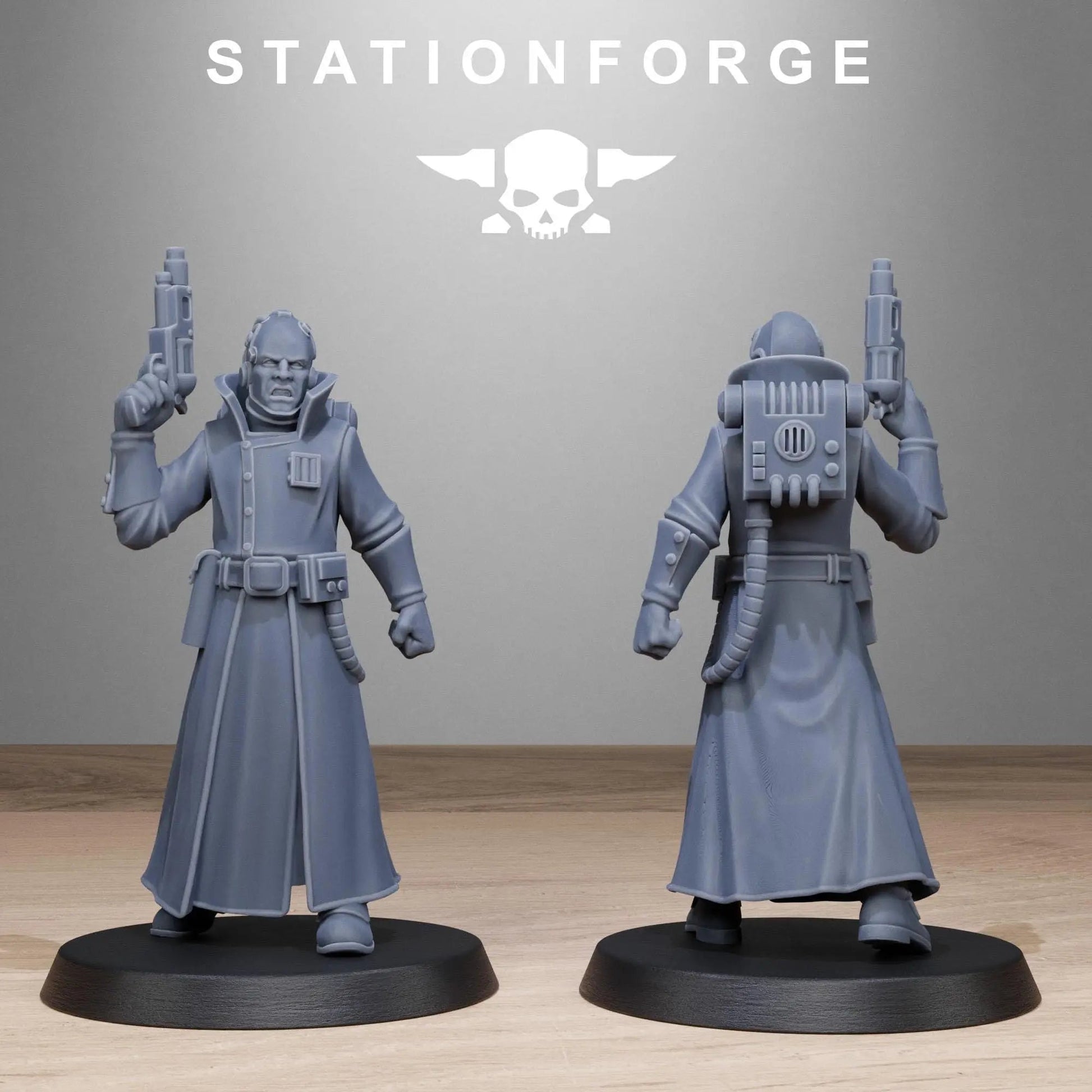 GrimCorp Seers by Station Forge 28/32mm Heroic Scale Miniature, 32mm tall, 10 Units - DelsBricks Toys & CollectiblesResin Printed MiniatureDelsBricks Toys & CollectiblesMega Diamonds & Schwartzreiter Mini Forge