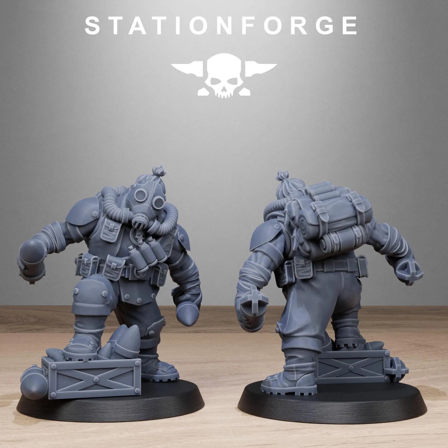 Grimguard Jungle Fighter Mutants by Station Forge 28mm Heroic Scale Miniature, 45mm tall, 10 Units, Proxy, Grimdark, Sci - Fi, OPR, Guard - DelsBricks Toys & CollectiblesResin Printed MiniatureDelsBricks Toys & CollectiblesMega Diamonds & Schwartzreiter Mini Forge
