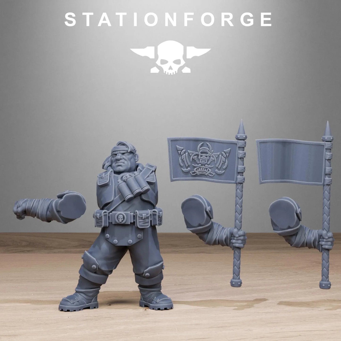 Grimguard Jungle Fighter Mutants by Station Forge 28mm Heroic Scale Miniature, 45mm tall, 10 Units, Proxy, Grimdark, Sci - Fi, OPR, Guard - DelsBricks Toys & CollectiblesResin Printed MiniatureDelsBricks Toys & CollectiblesMega Diamonds & Schwartzreiter Mini Forge