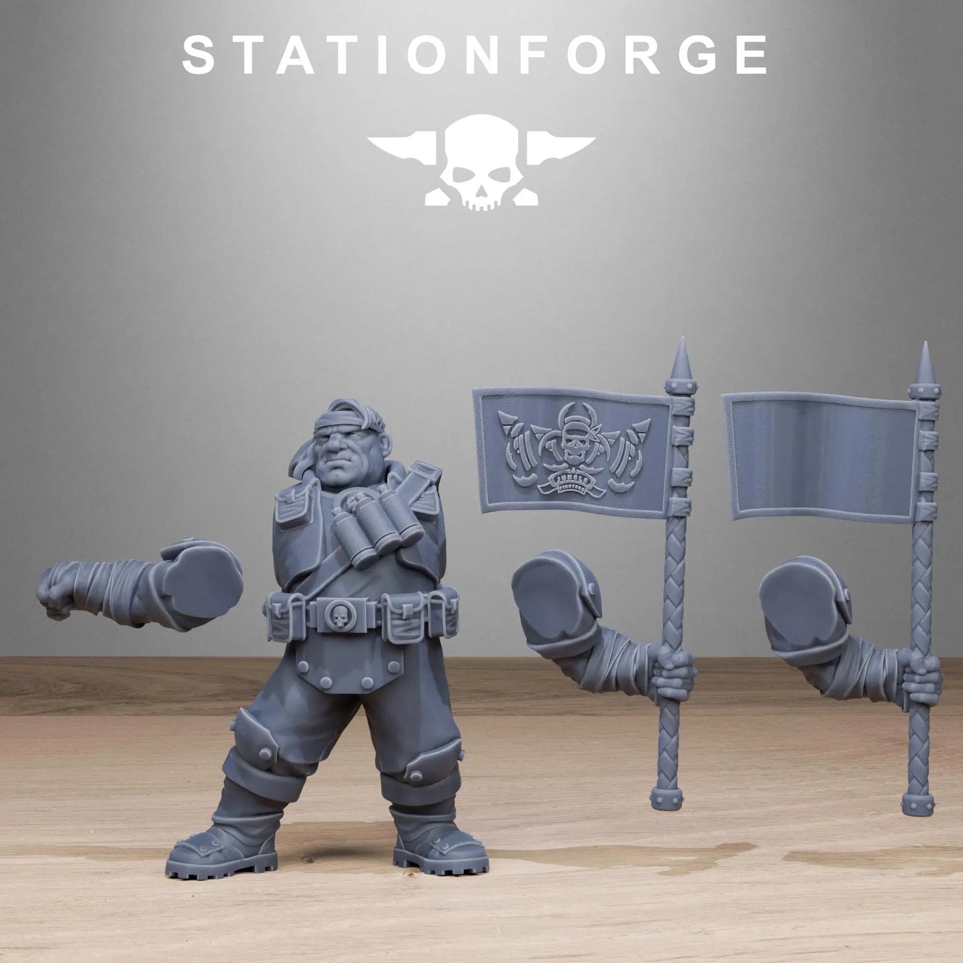 Grimguard Jungle Fighter Mutants by Station Forge 28mm Heroic Scale Miniature, 45mm tall, 10 Units, Proxy, Grimdark, Sci - Fi, OPR, Guard - DelsBricks Toys & CollectiblesResin Printed MiniatureDelsBricks Toys & CollectiblesMega Diamonds & Schwartzreiter Mini Forge