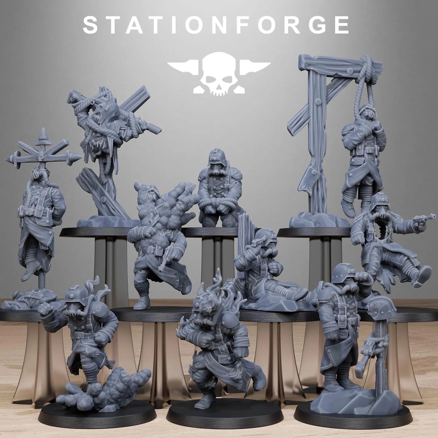 GrimGuard Objective Markers by Station Forge 28/32mm Heroic Scale Miniature, 10 Markers, Proxy, Grimdark, Sci - Fi, OPR, Trench Crusade - DelsBricks Toys & CollectiblesResin Printed MiniatureDelsBricks Toys & CollectiblesMega Diamonds & Schwartzreiter Mini Forge