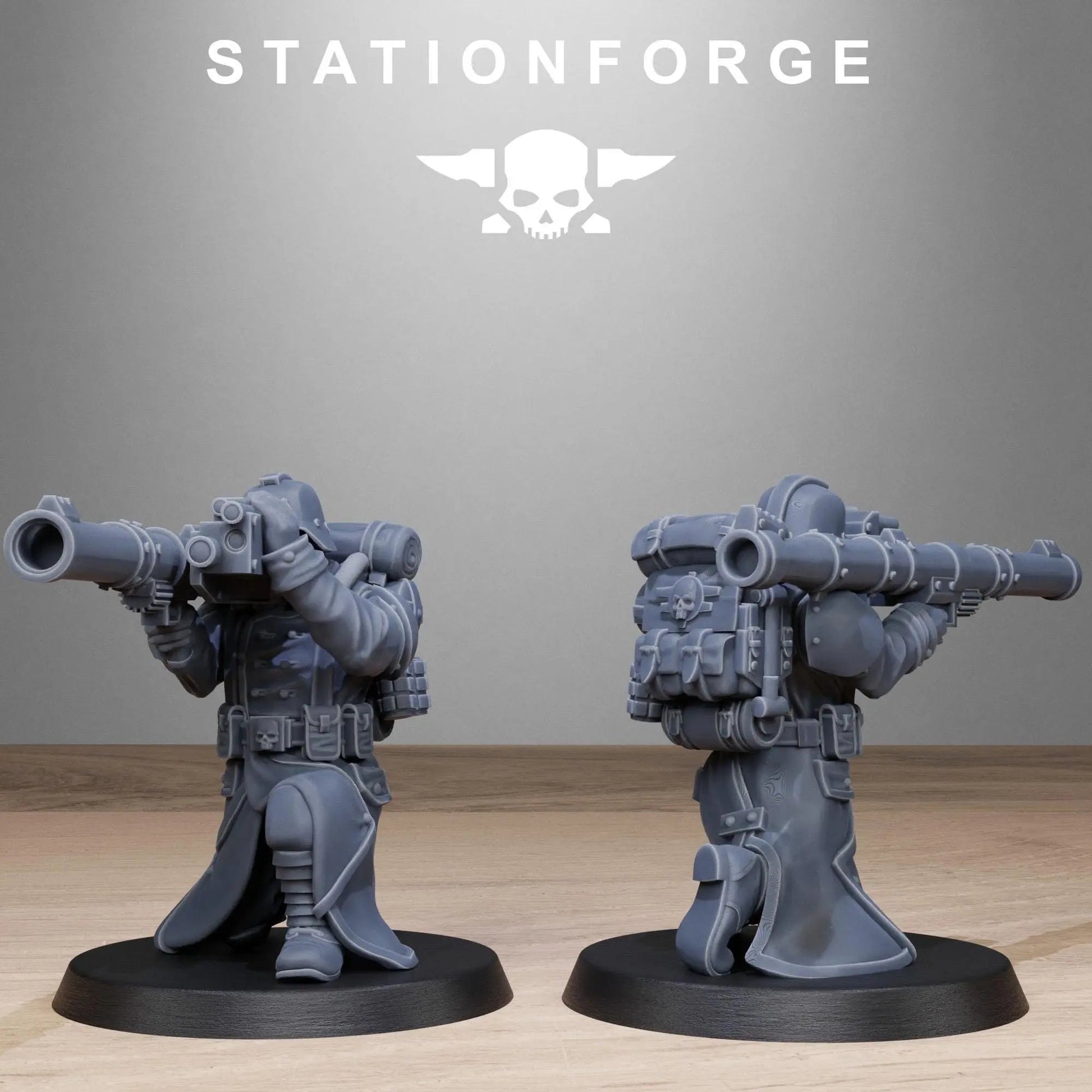 Grimguard Rocketers by Station Forge 28/32mm Heroic Scale Miniature, 34mm tall, 10 Units - DelsBricks Toys & CollectiblesDelsBricks Toys & CollectiblesMega Diamonds & Schwartzreiter Mini Forge