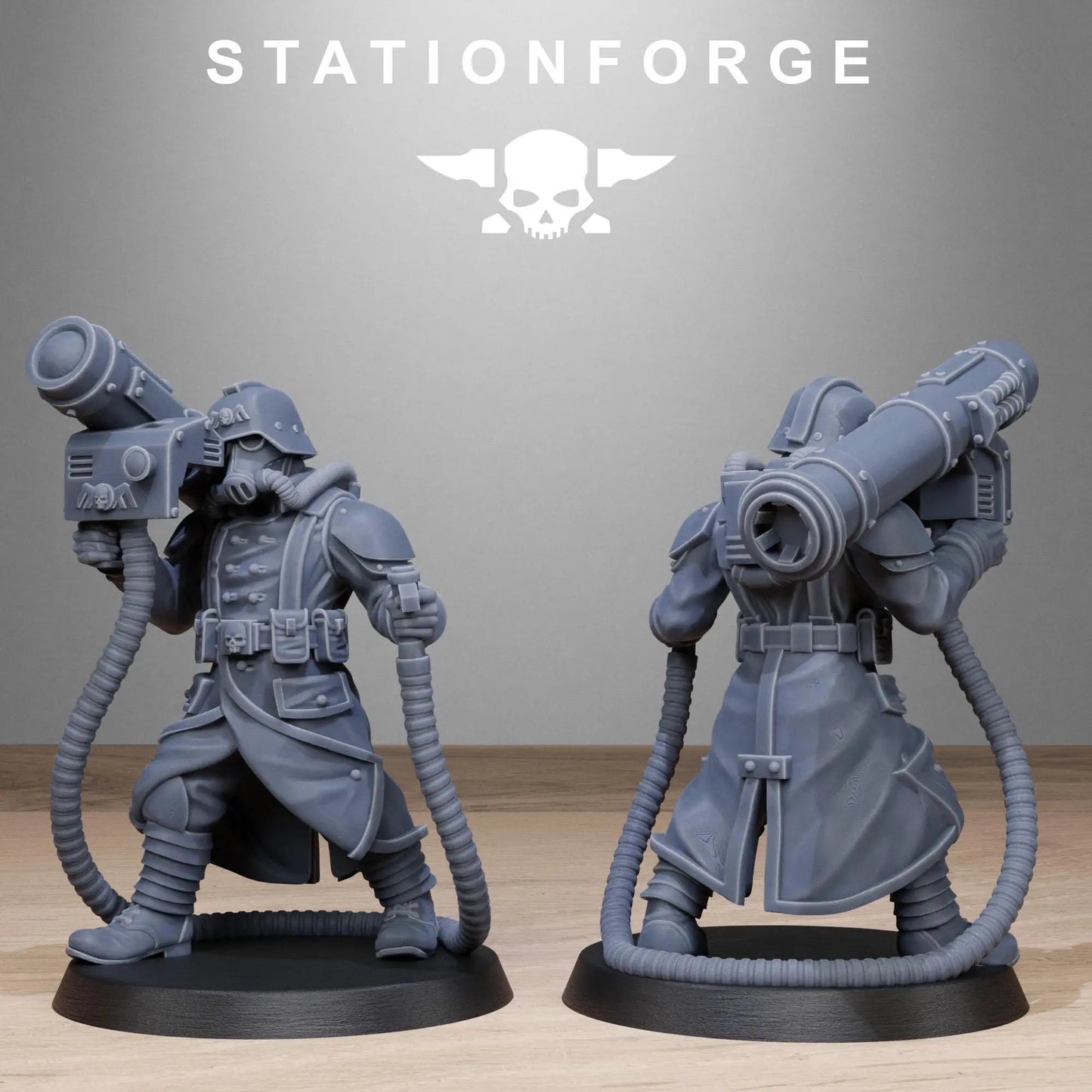 Grimguard Rocketers by Station Forge 28/32mm Heroic Scale Miniature, 34mm tall, 10 Units - DelsBricks Toys & CollectiblesDelsBricks Toys & CollectiblesMega Diamonds & Schwartzreiter Mini Forge