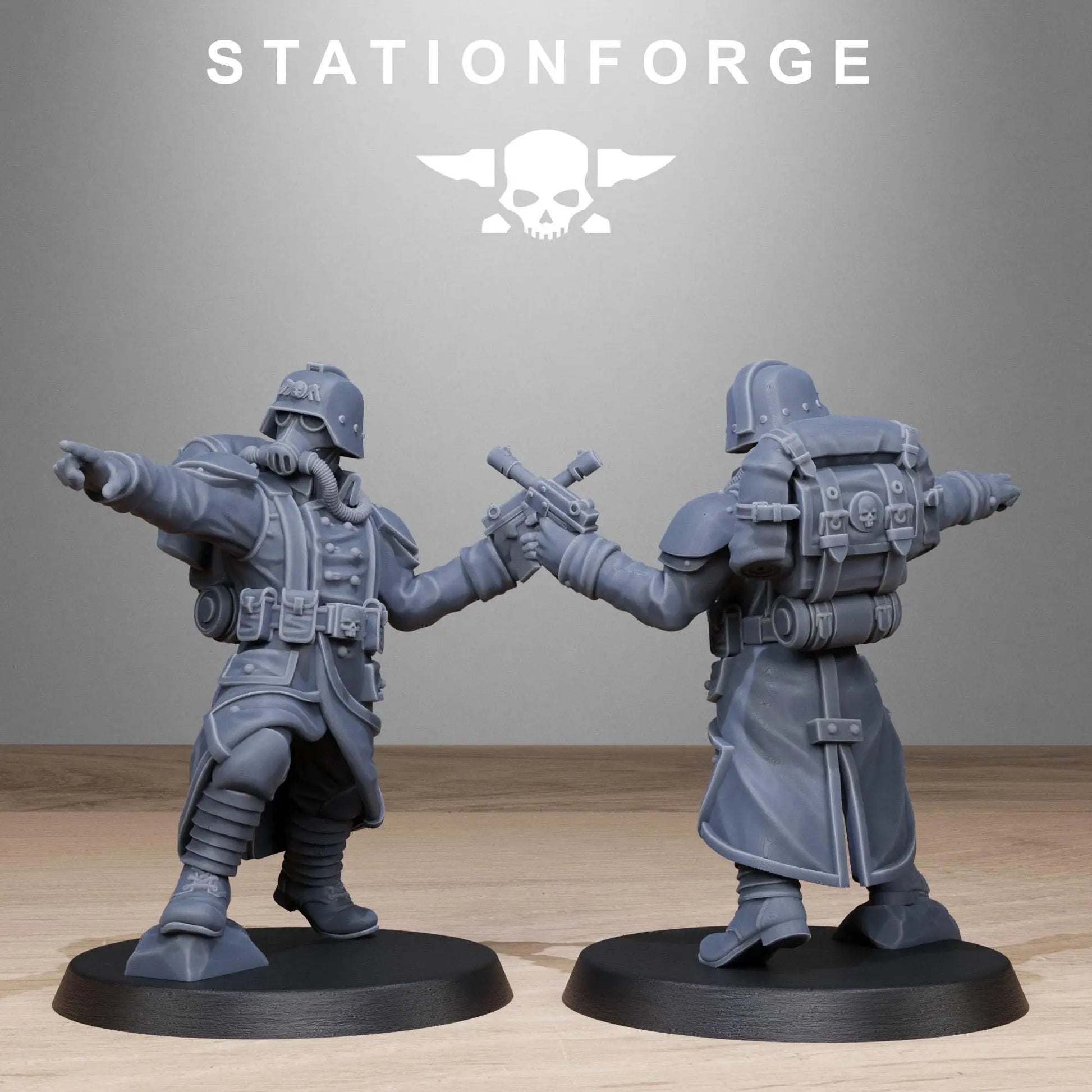 Grimguard Rocketers by Station Forge 28/32mm Heroic Scale Miniature, 34mm tall, 10 Units - DelsBricks Toys & CollectiblesDelsBricks Toys & CollectiblesMega Diamonds & Schwartzreiter Mini Forge