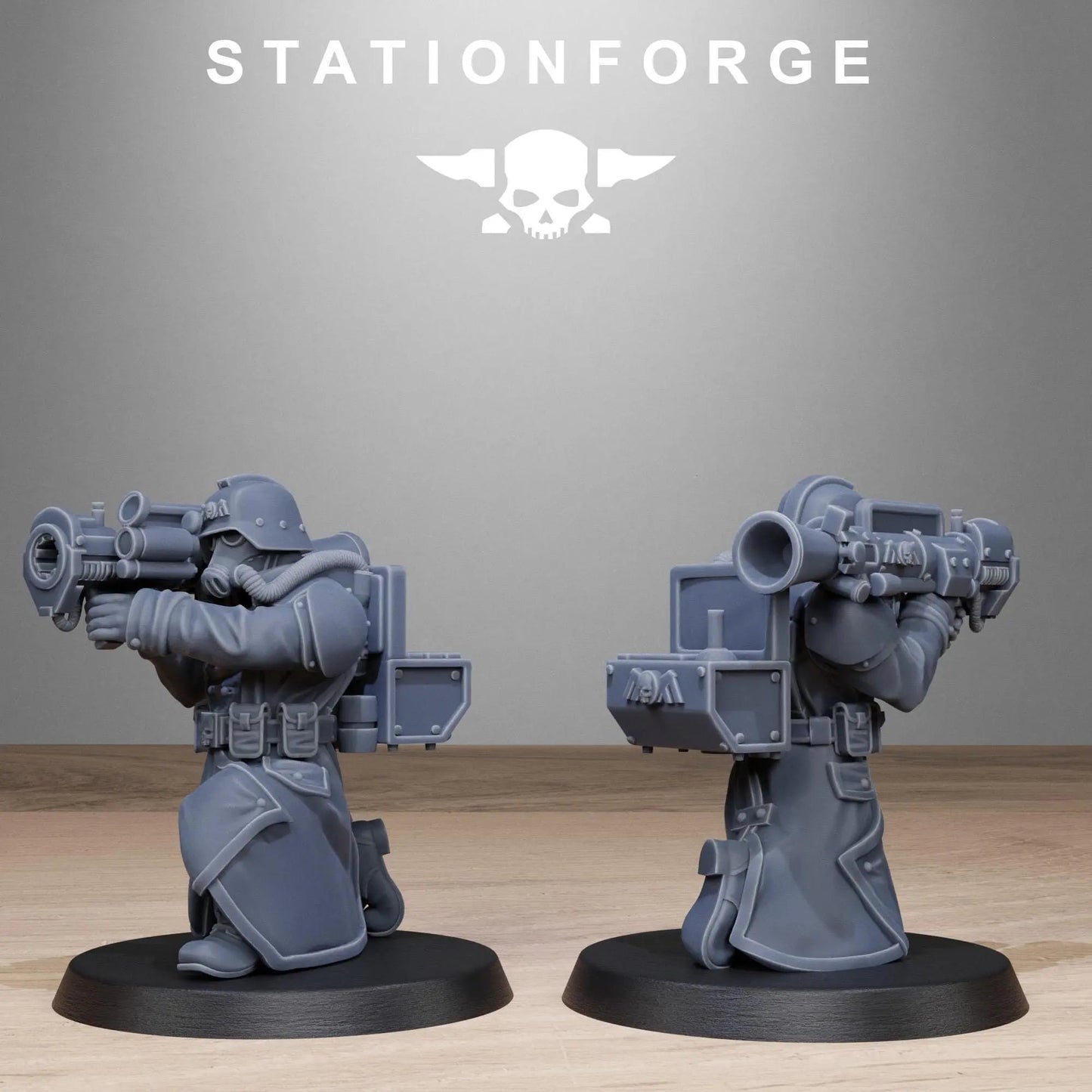Grimguard Rocketers by Station Forge 28/32mm Heroic Scale Miniature, 34mm tall, 10 Units - DelsBricks Toys & CollectiblesDelsBricks Toys & CollectiblesMega Diamonds & Schwartzreiter Mini Forge