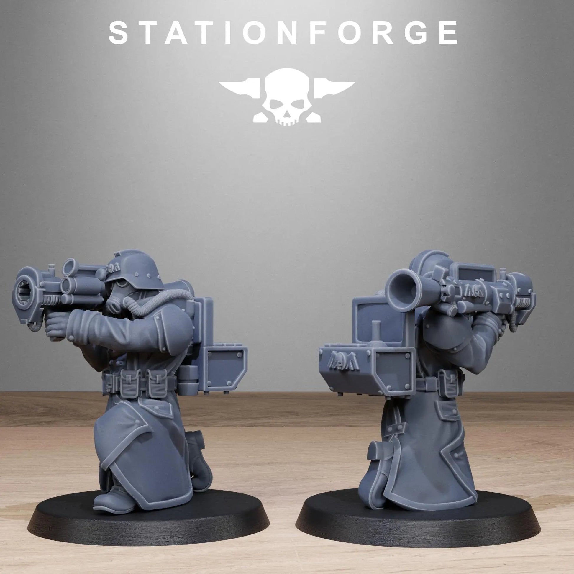 Grimguard Rocketers by Station Forge 28/32mm Heroic Scale Miniature, 34mm tall, 10 Units - DelsBricks Toys & CollectiblesDelsBricks Toys & CollectiblesMega Diamonds & Schwartzreiter Mini Forge