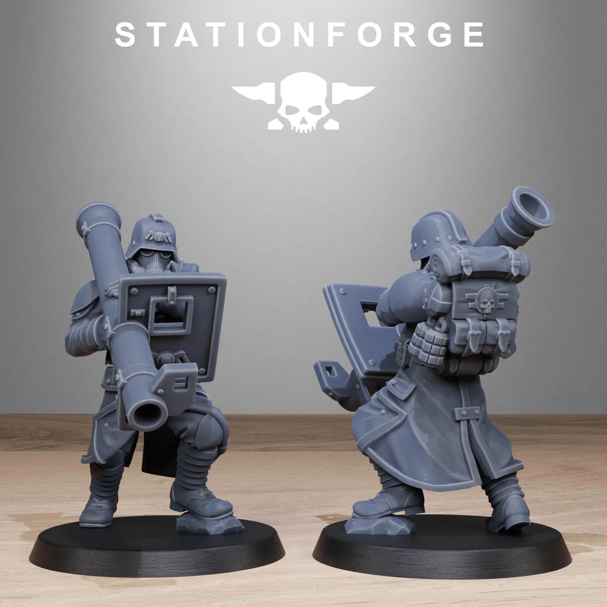 Grimguard Rocketers by Station Forge 28/32mm Heroic Scale Miniature, 34mm tall, 10 Units - DelsBricks Toys & CollectiblesDelsBricks Toys & CollectiblesMega Diamonds & Schwartzreiter Mini Forge