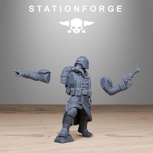 Grimguard Rocketers by Station Forge 28/32mm Heroic Scale Miniature, 34mm tall, 10 Units - DelsBricks Toys & CollectiblesDelsBricks Toys & CollectiblesMega Diamonds & Schwartzreiter Mini Forge