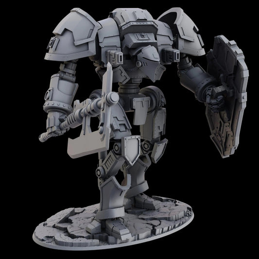 Guardian Titan by Ghamak Heroic 28/32mm Scale Miniature, 195mm tall, 170x109mm base - DelsBricks Toys & CollectiblesResin Printed MiniatureDelsBricks Toys & CollectiblesMega Diamonds & Schwartzreiter Mini Forge