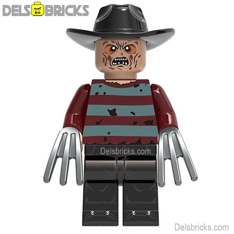 Lego Minifigures Freddy Krueger Horror Movie Monsters Mini Figure toys ...