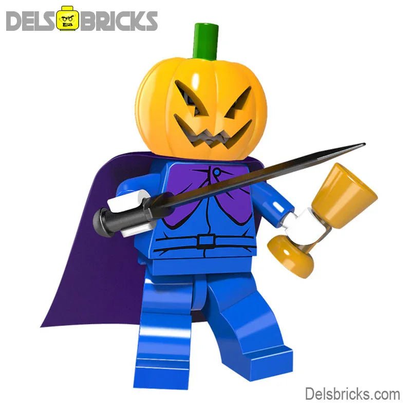 Halloween Headless Horseman Lego Minifigures - DelsBricks MinifiguresLego Horror MinifiguresDelsBricks MinifiguresDelsbricks.com