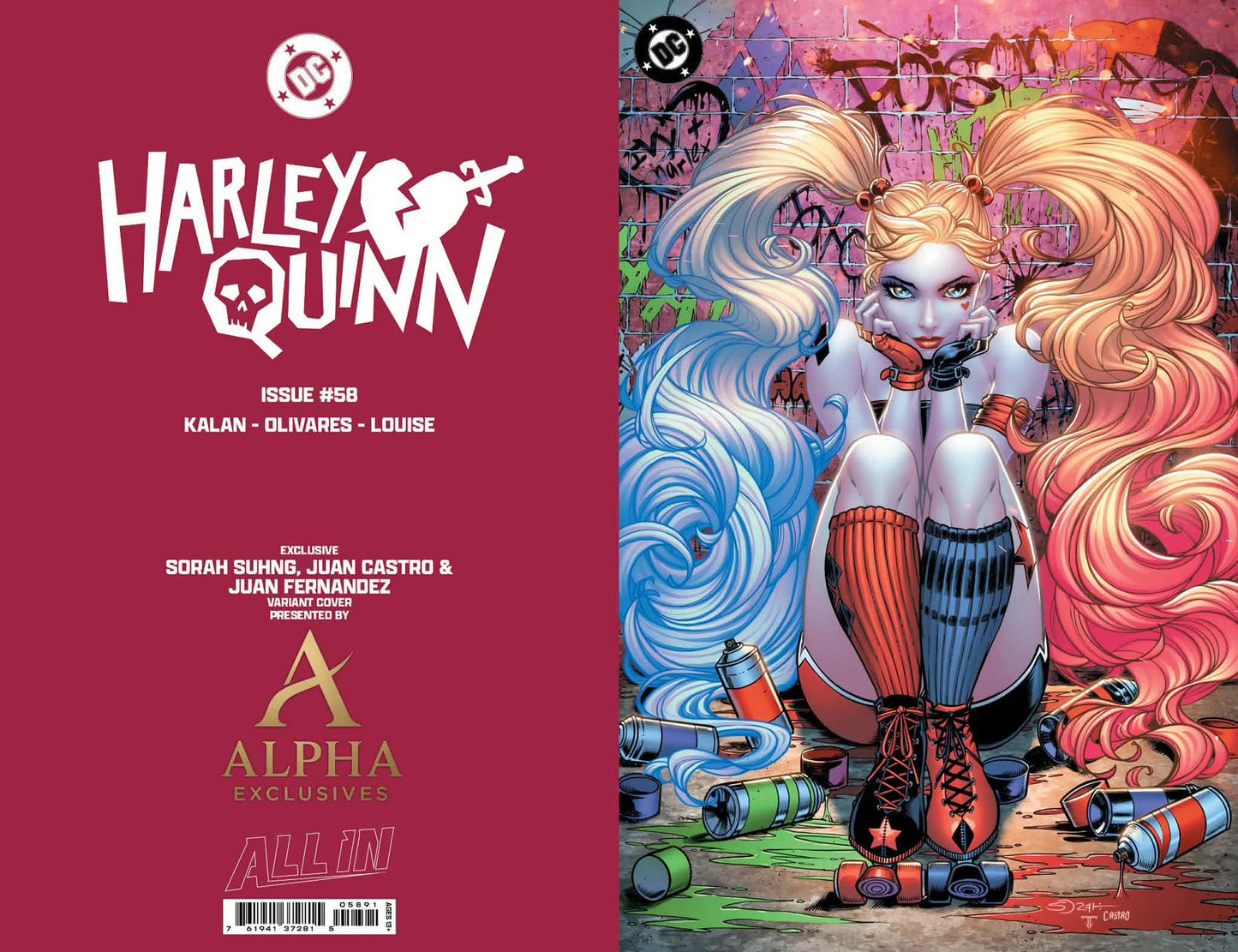 Harley Quinn 58 Sorah Suhng Exclusive Virgin Var (01/28/2026) - DelsBricks Toys & CollectiblesCOMIC BOOKDelsBricks Toys & CollectiblesUnknown Comic Books