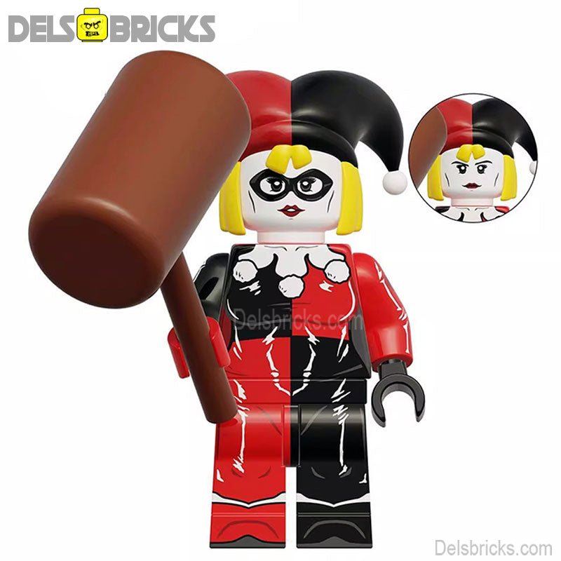 Harley Quinn Batman Animated Series Lego Minifigures Custom Toys 2 - DelsBricks MinifiguresMinifiguresDelsBricks MinifiguresDelsbricks