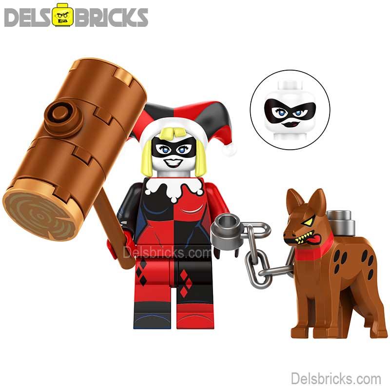 Harley Quinn Batman Animated Series Lego Minifigures Custom Toys - DelsBricks MinifiguresMinifiguresDelsBricks MinifiguresDelsbricks
