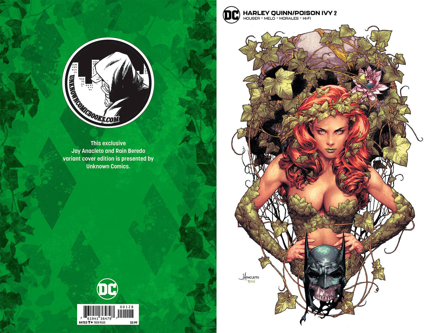 HARLEY QUINN & POISON IVY 2 (OF 6) UNKNOWN COMICS JAY ANACLETO MINIMAL (10/09/2019) - DelsBricks Toys & CollectiblesCOMIC BOOK EXCLUSIVEDelsBricks Toys & CollectiblesUnknown Comic Books