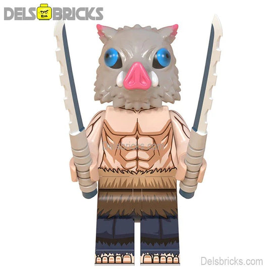 Hashibira Inosuke Demon Slayer Anime Lego Minifigures Custom Toys 1 - DelsBricks MinifiguresMinifiguresDelsBricks MinifiguresDelsbricks