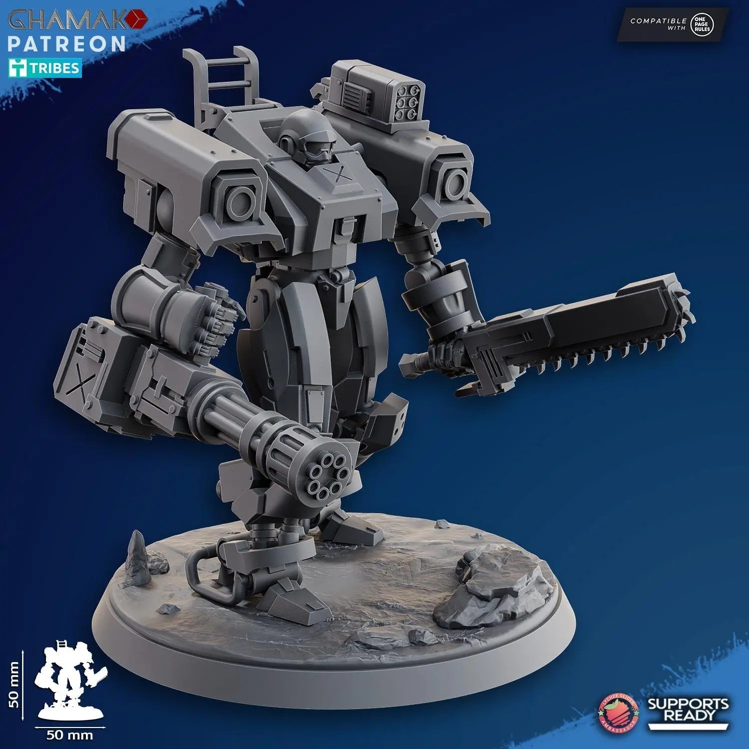 Heavy Grenadiers by Ghamak Sci - fi 28mm Heroic Scale Miniature, 50mm tall, 3 Units, One Page Rules Compatible, Grimdark, or Sci - Fi - DelsBricks Toys & CollectiblesDelsBricks Toys & CollectiblesMega Diamonds & Schwartzreiter Mini Forge