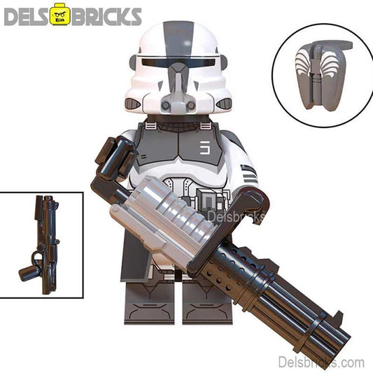Heavy Infantry Wolf pack Clone Trooper Lego Star Wars Minifigures - DelsBricks MinifiguresLego Star Wars MinifiguresDelsBricks MinifiguresDelsbricks.com