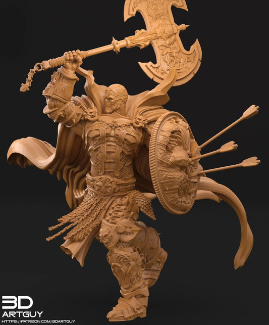Hell Baron by 3DArtGuy 32mm scale, 50mm tall, Miniature War Gaming Figure, Grim Dark, Proxy, DnD, Comics, Spawn - DelsBricks Toys & CollectiblesResin Printed MiniatureDelsBricks Toys & CollectiblesMega Diamonds & Schwartzreiter Mini Forge
